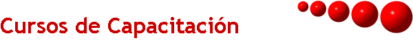 Cursos de Capacitacin